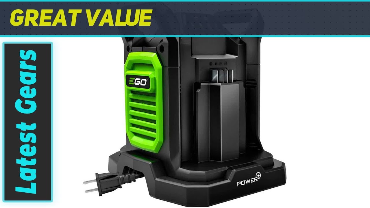 EGO Power+ CH2800D 56-Volt Dual Port Charger - Best Charger for EGO Power+ Batteries!