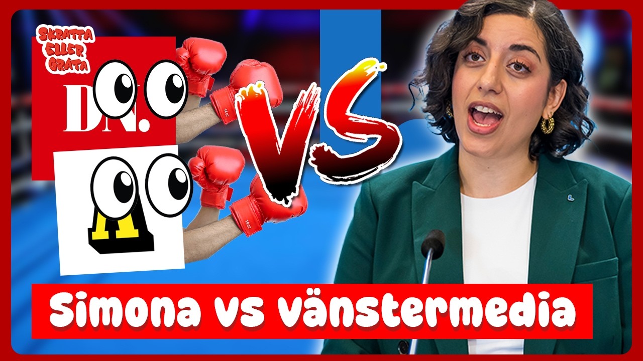 Simona vs vänstermedia – Skratta eller gråta