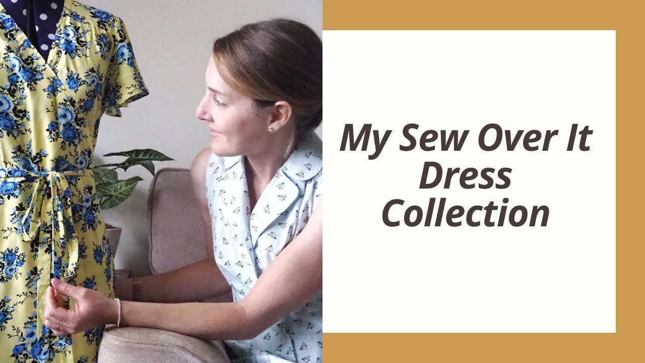 My Sew Over It Dress & Playsuit Collection | Eve | Vintage Shirt Dress | Ultimate Shift