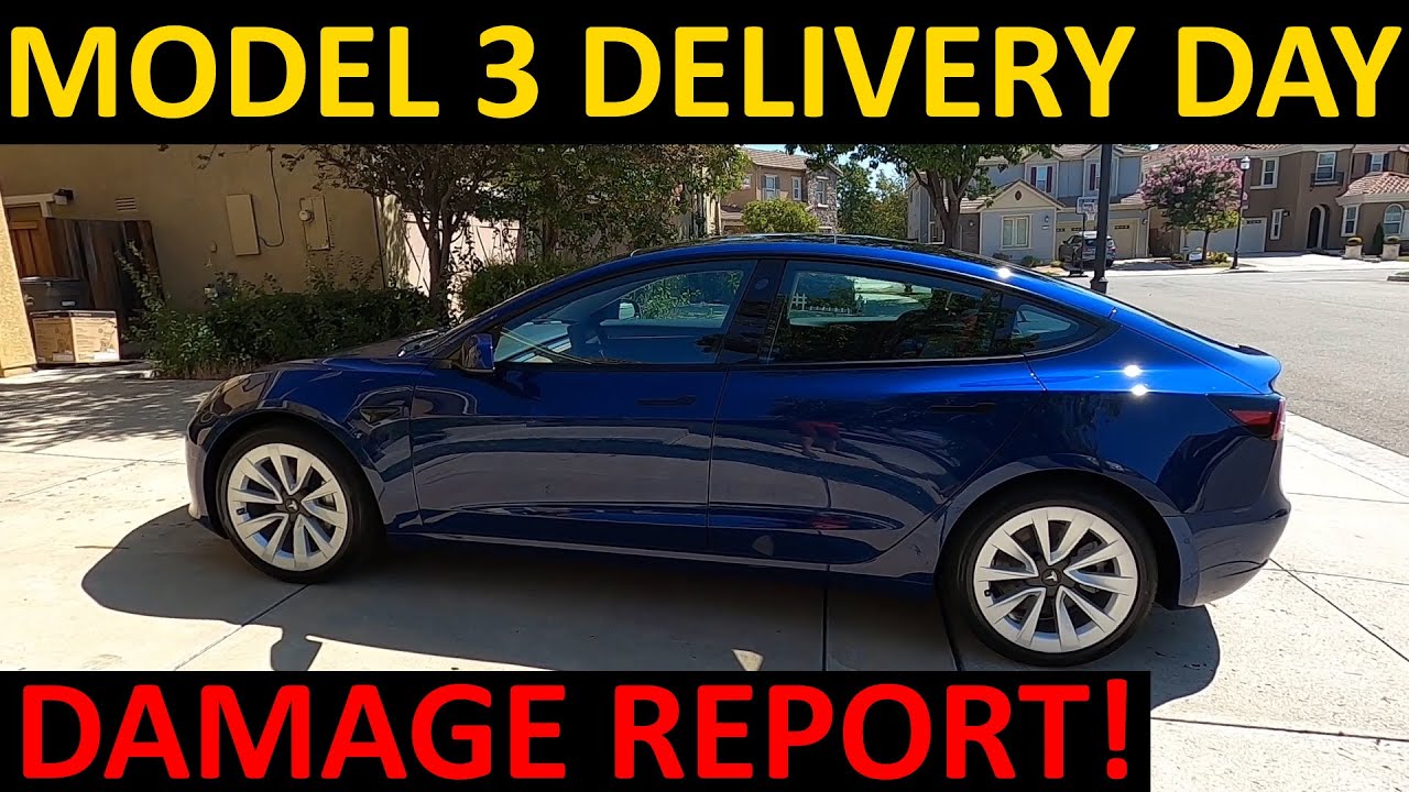 2021 Tesla Model 3 SR+ Delivery Day! Flaws, Damage, Panel Gaps and Full Condition Report