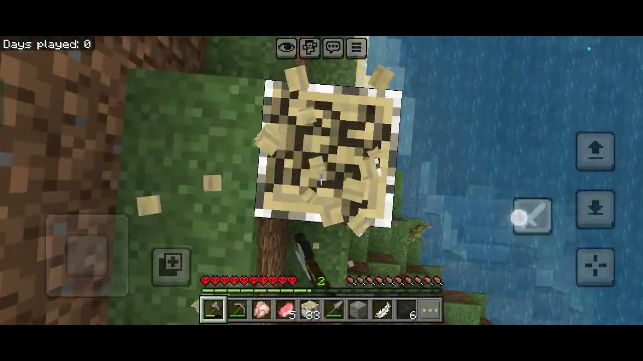 My first time Minecraft hard core 