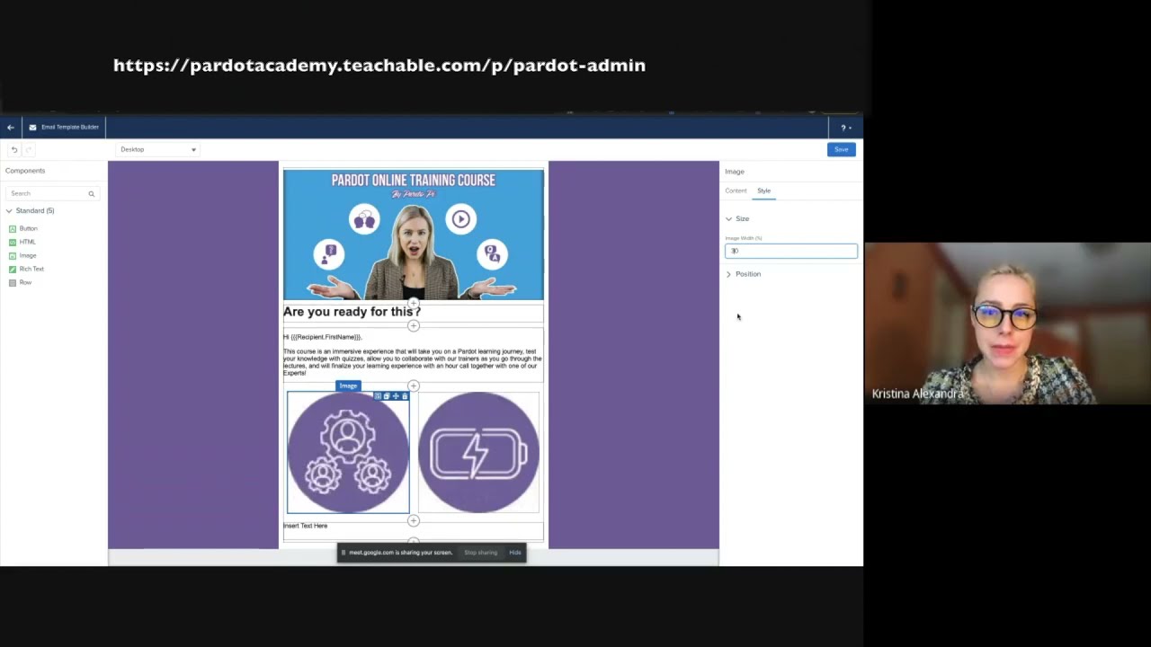 Pardot New Lightning Email Template Builder Training Video and Q&A
