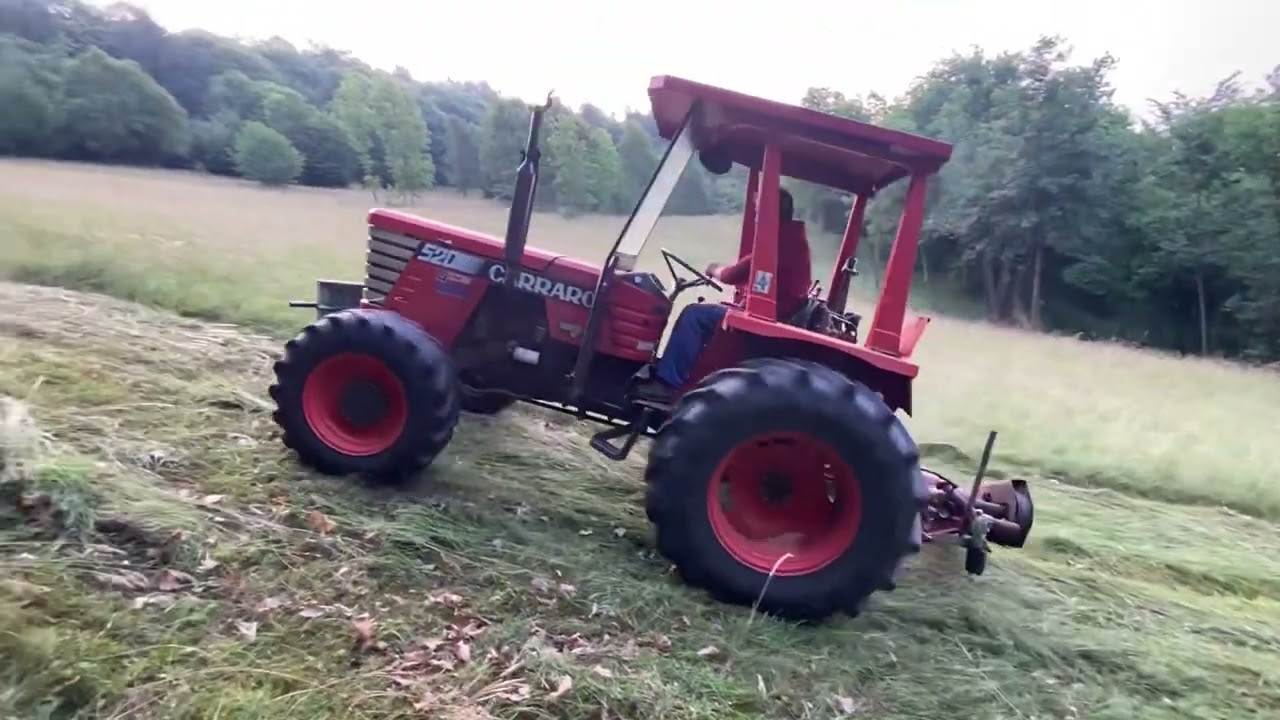 Fienagione Carraro 520 DT barra falciante doppia lama Guido Einaudi “Piletta” San Damiano Macra (CN)