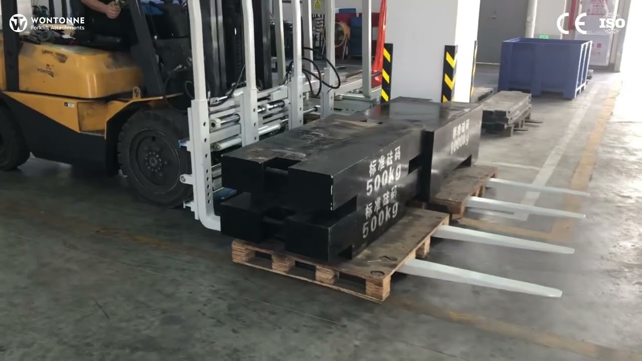 Single - Double Pallet Handler | Heavy-Duty Forklift Attachments by Wontonne Attachments