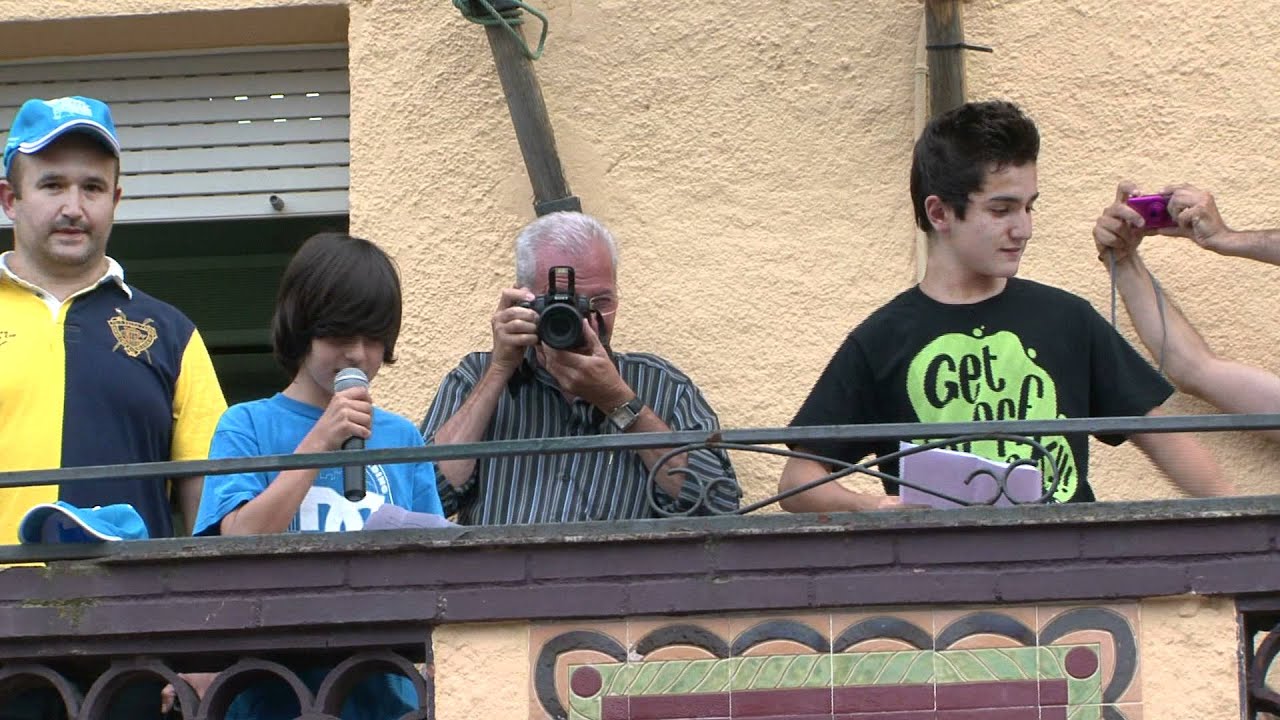 Mikel Iglesias i Nil Cardoner.Pregó Festa Major Sta  Cristina d'Aro 2011