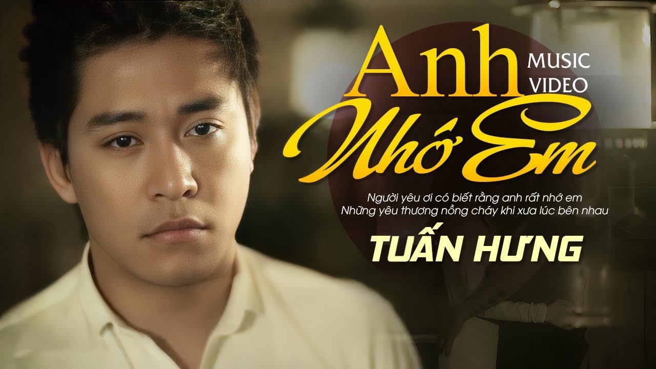 Karaoke Anh Nhớ Em - Tuấn Hưng - Beat Chuẩn (Có Bè)