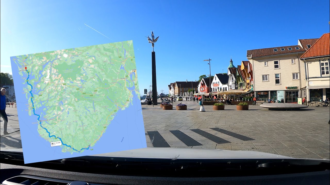 Driving E39 from Kristiansand to Bergen in 4K