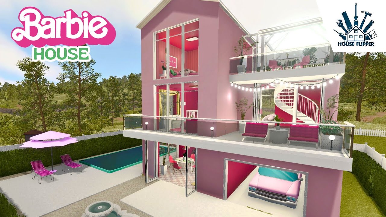 Barbie House | House Flipper | Farm DLC House From Scratch | Speed Build