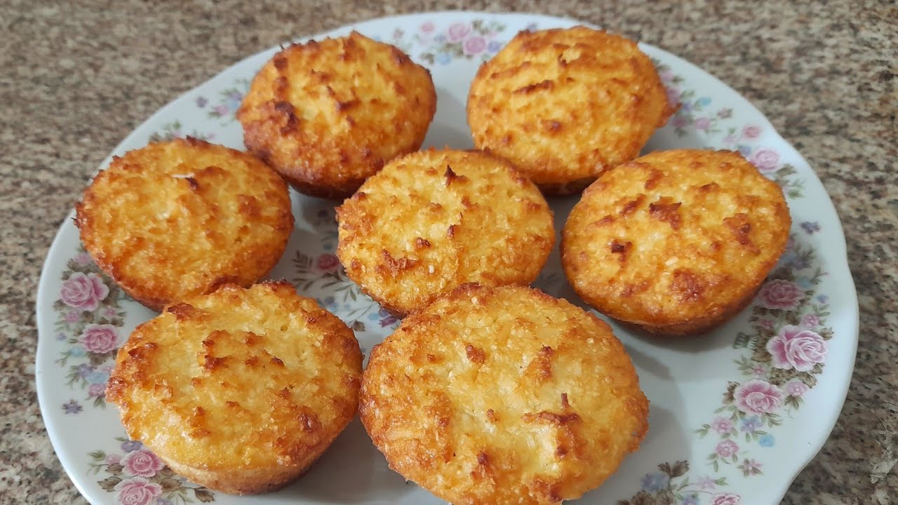 Bolinhos de coco sem Açúcar❤