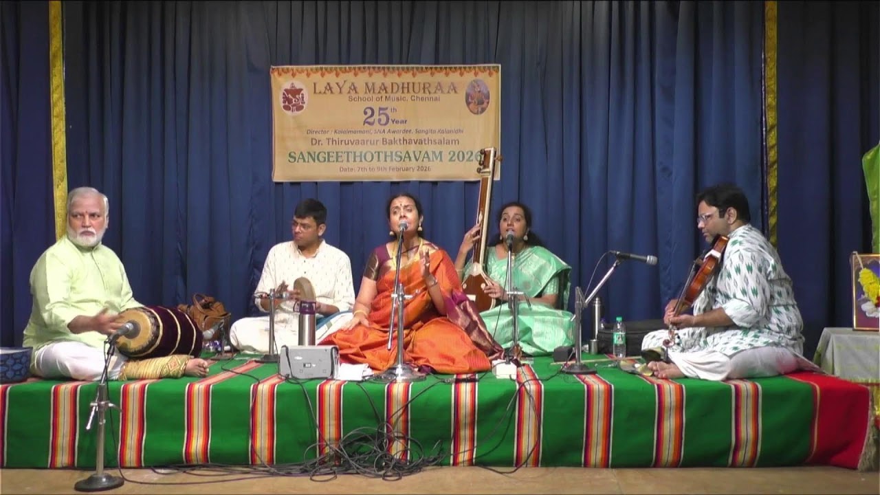 Laya Madhuraa Sangeethotsavam 2026 - Day 2 - Vid. Dr. Gayathri Girish