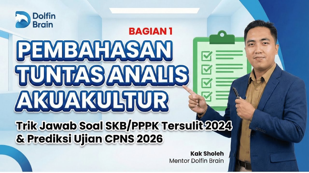 BOCORAN ASLI! Pembahasan Soal SKB Analis Akuakultur 2024 & Kunci Jawaban (Part 1)