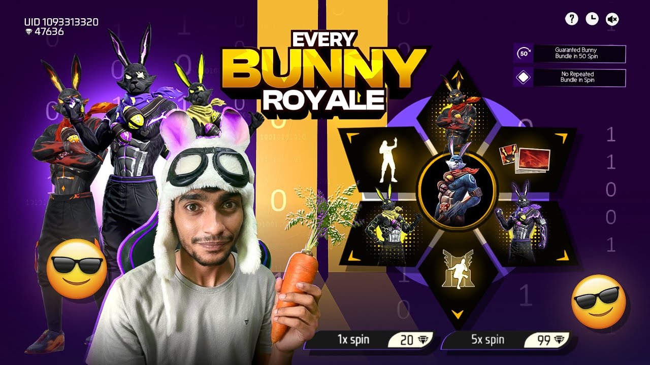 ALL BUNNY BUNDLES RETURN 🥕 Free Fire MaX