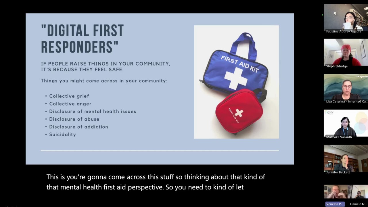 GSNV'S Impact Series 2: Caring for the Carers: Mental Health for Support Group Leaders