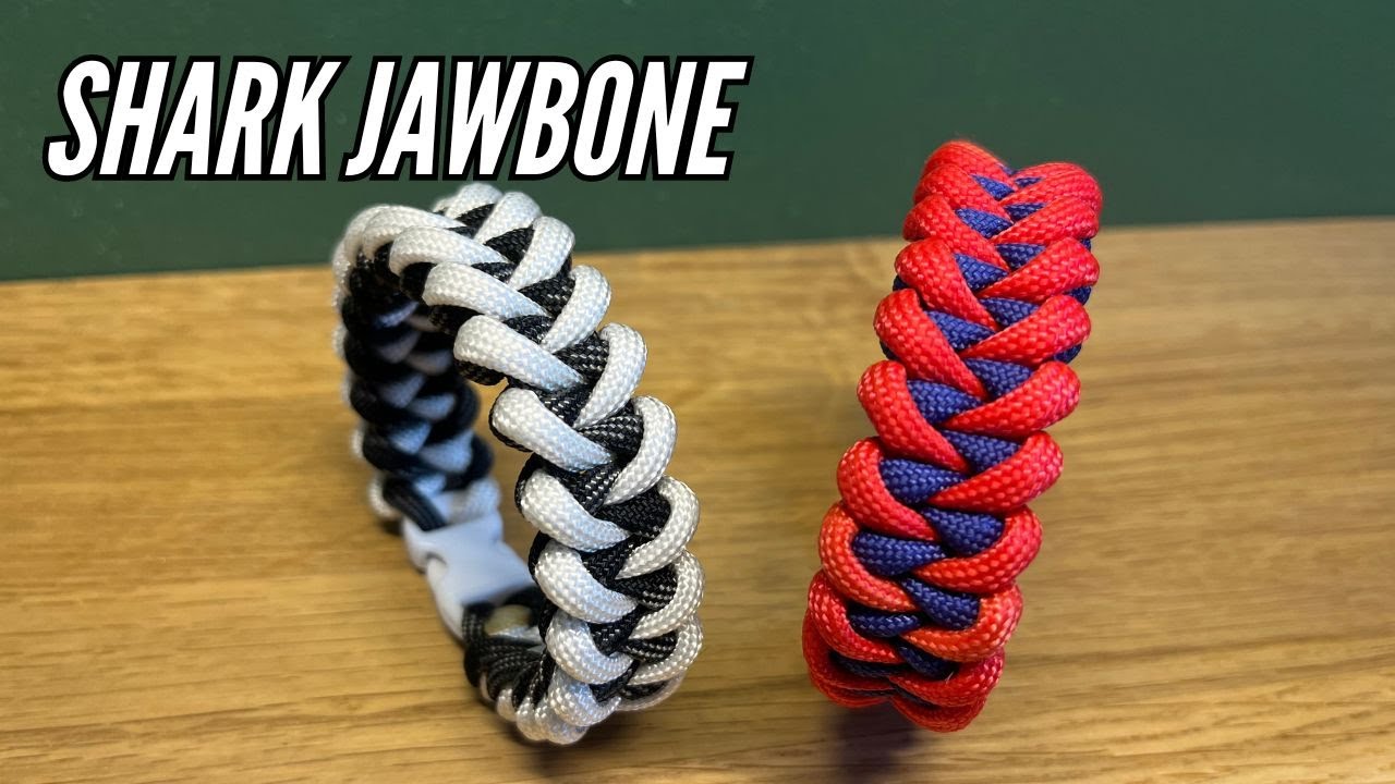 Bracelet shark jawbone classique Tuto n°2