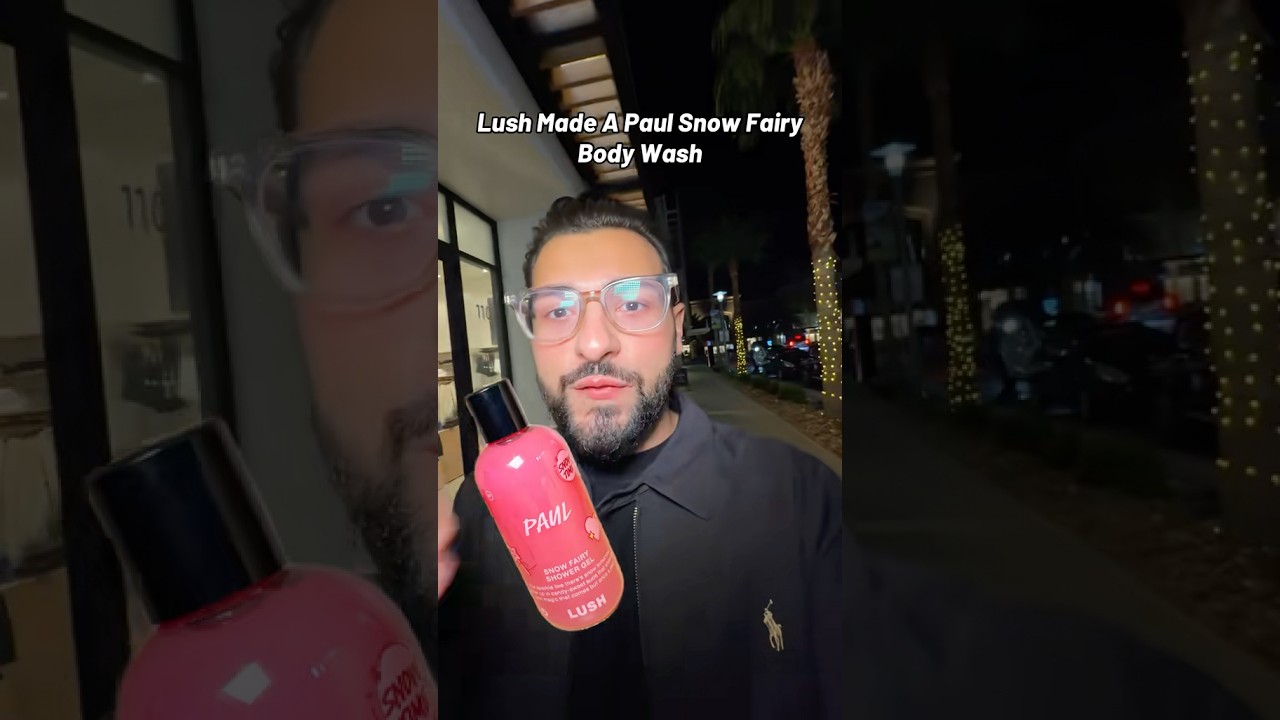 lush made a paul snow fairy body wash 