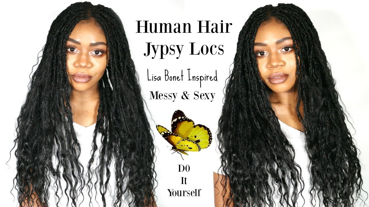 DIY Human Hair Messy Goddess Locs | FREE Full Video | 