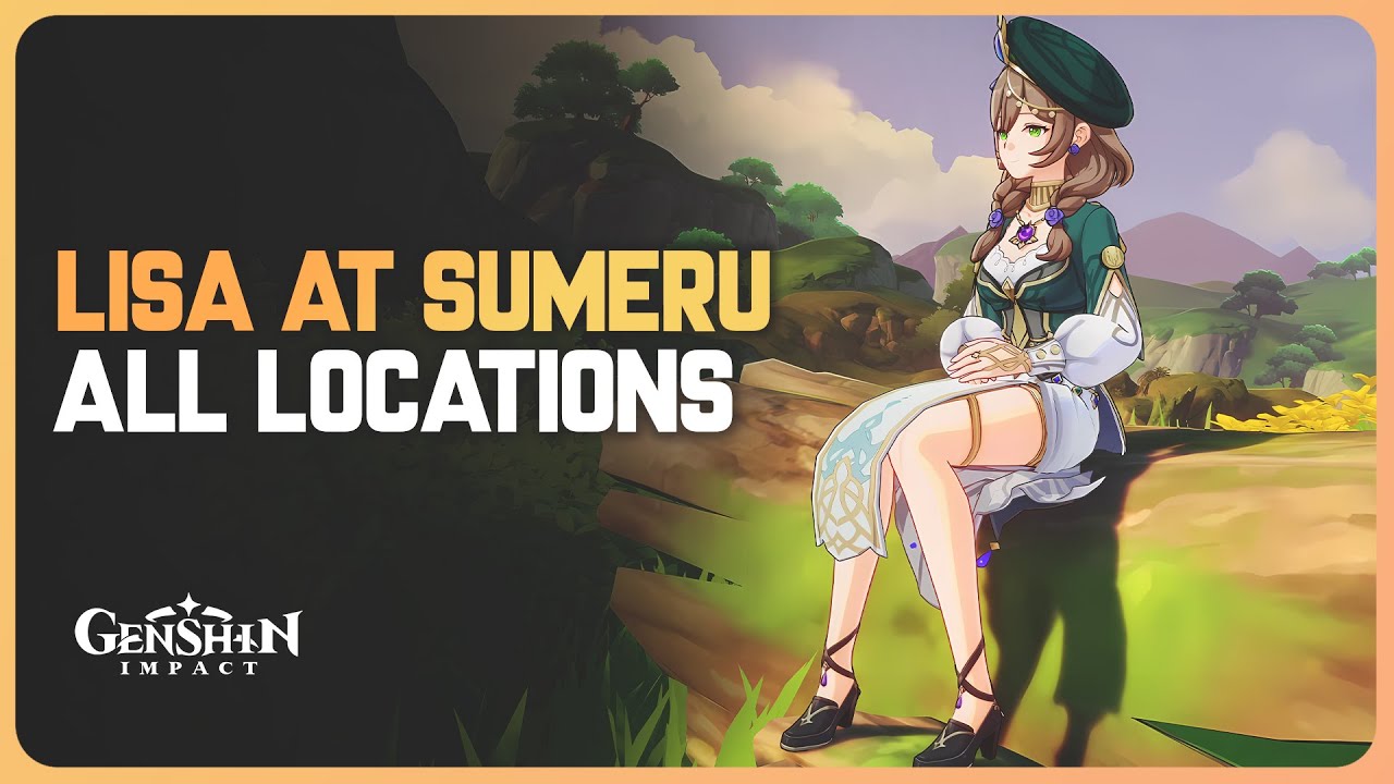 Lisa All Locations in Sumeru (Bonus Cutscenes) - Second Blooming Event | Genshin Impact