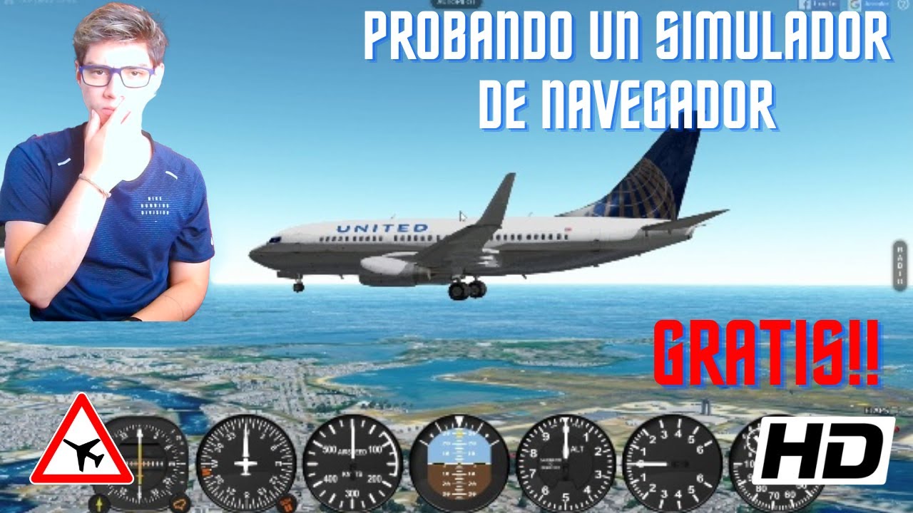 🛫PROBANDO un SIMULADOR de VUELO en un NAVEGADOR!🛬 | EPISODIO 1 (Geo-FS)