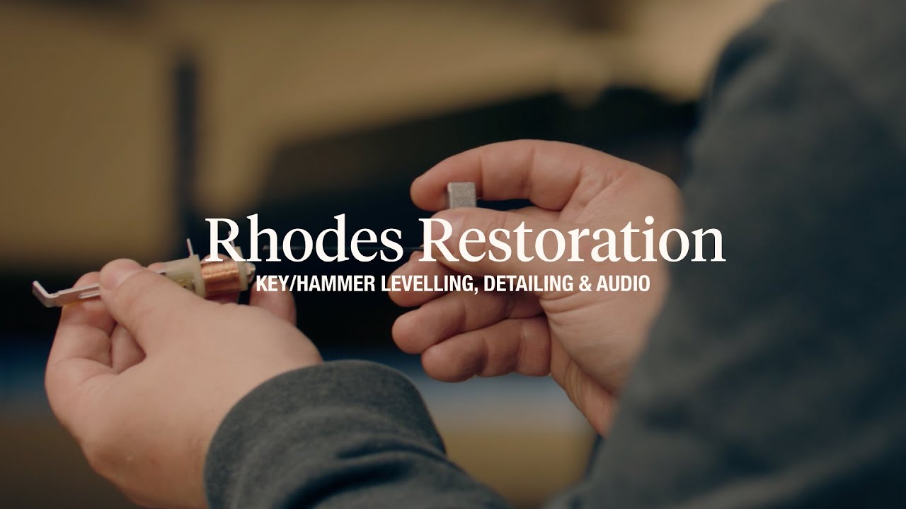 Episode 3: Rhodes Piano Restoration | Fine-Tuning – Key/Hammer Levelling, Detailing & Audio