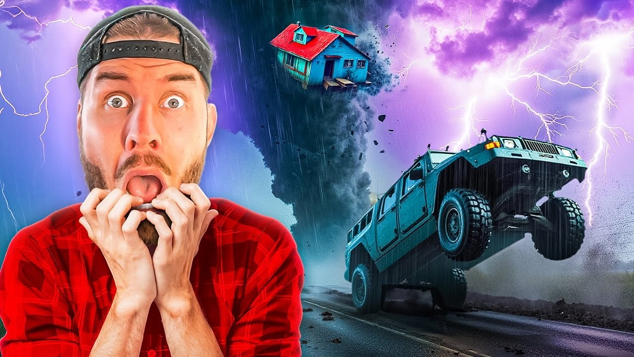 2 YOUTUBER im SCHLIMMSTEN UNWETTER, ÜBERLEBENDE?!