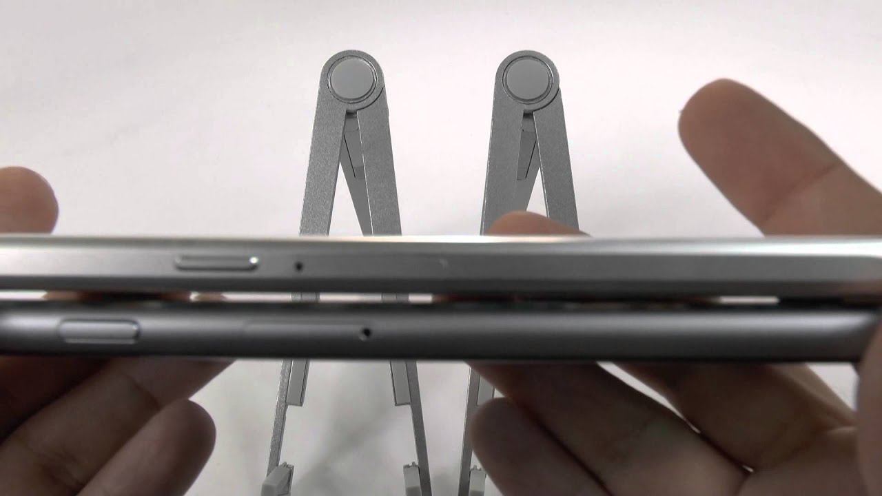 Galaxy S6 vs iPhone 6 - Size Comparison