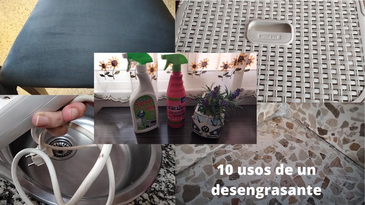 10 usos que se le pueden dar a un buen desengrasante.