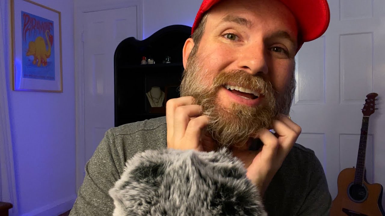 Gentle ASMR Male Beard Scratching