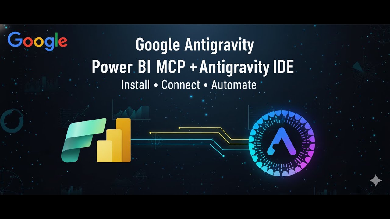 Full Tutorial Power BI MCP Server in Google Antigravity IDE