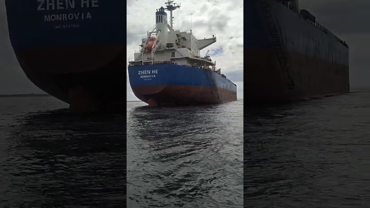 The Large Cargo Vessel Nickel Ore