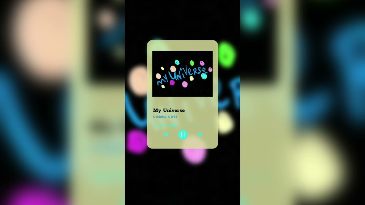 Coldplay X BTS - My Universe ( sped up )