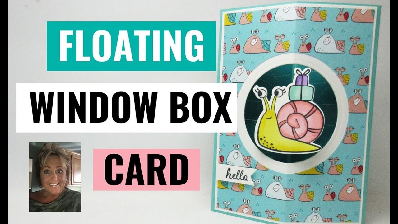 FLOATING WINDOW BOX CARD  Such an easy fun fold to make