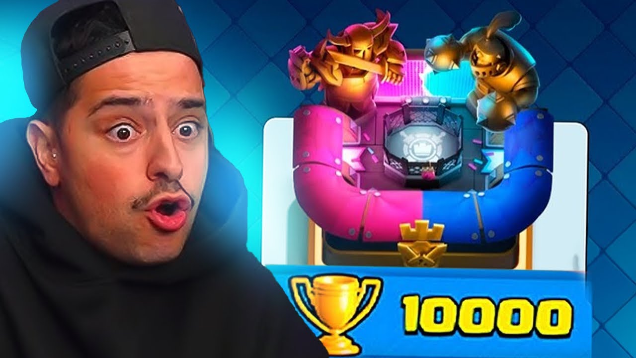 CORINGA GANHOU 10K DE TROFÉUS NO CLASH ROYALE: CALOU A BOCA DE TODOS?