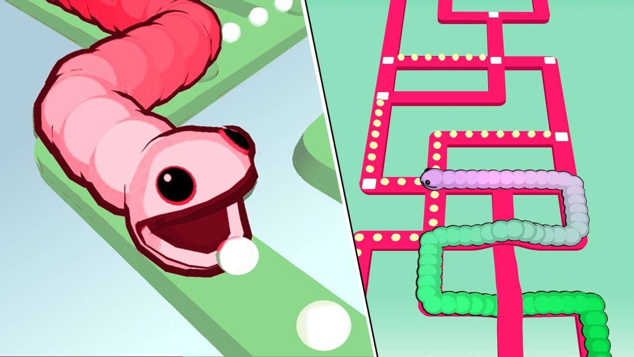 O JOGO DO PACMAN MINHOCA GIGANTE!!! (Jogos de Celular)