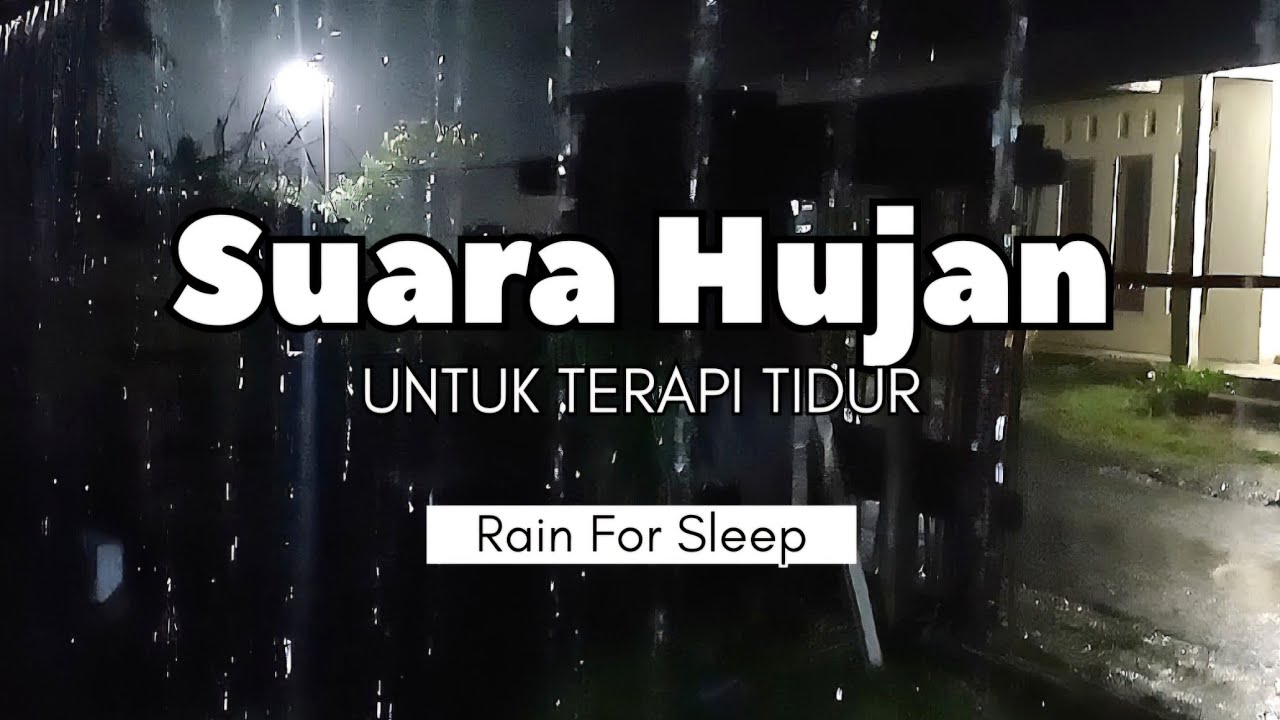 Semua Yang Anda Butuhkan Untuk Langsung Tertidur ⛈️ Hujan Deras dan Suara Guntur di Halamn Rumah