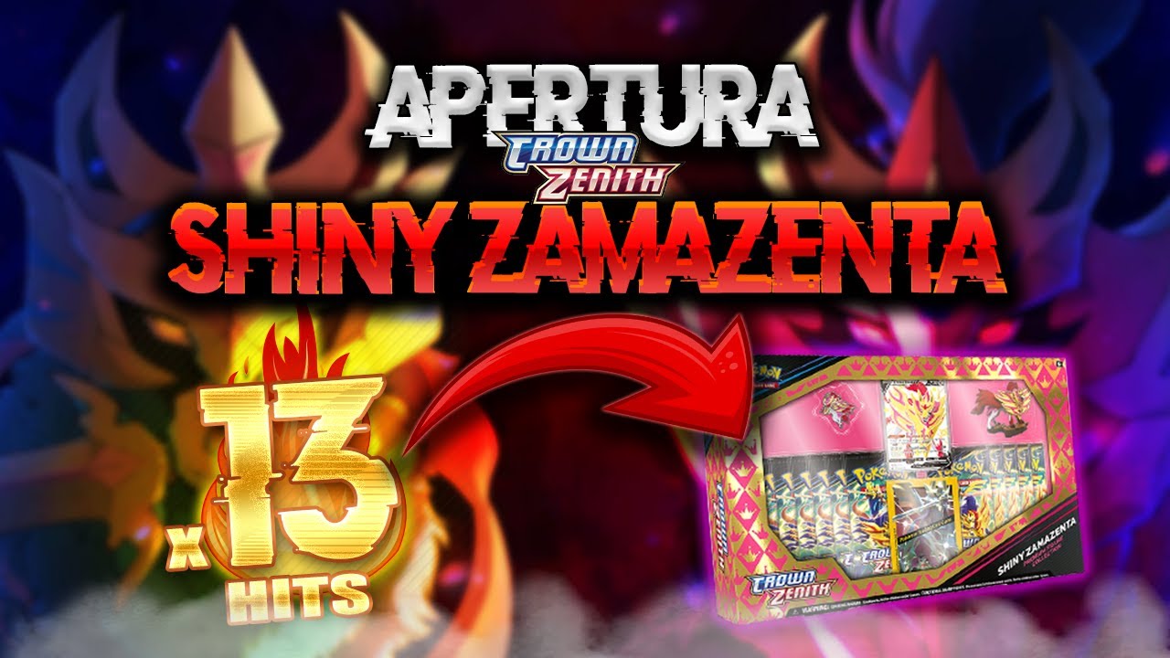 ¡LA CAJA *MAS CHETADA* DE CROWN ZENITH!🔥¡APERTURA *SHINY ZAMAZENTA COLLECTION*!🔥CARTAS POKEMON TCG