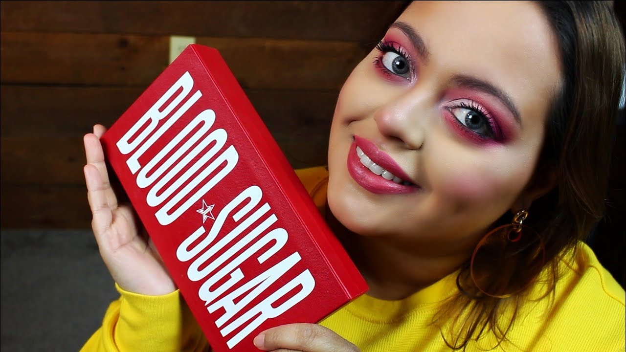 ASMR| Relaxing GRWM - Jeffree Star Blood Sugar Palette