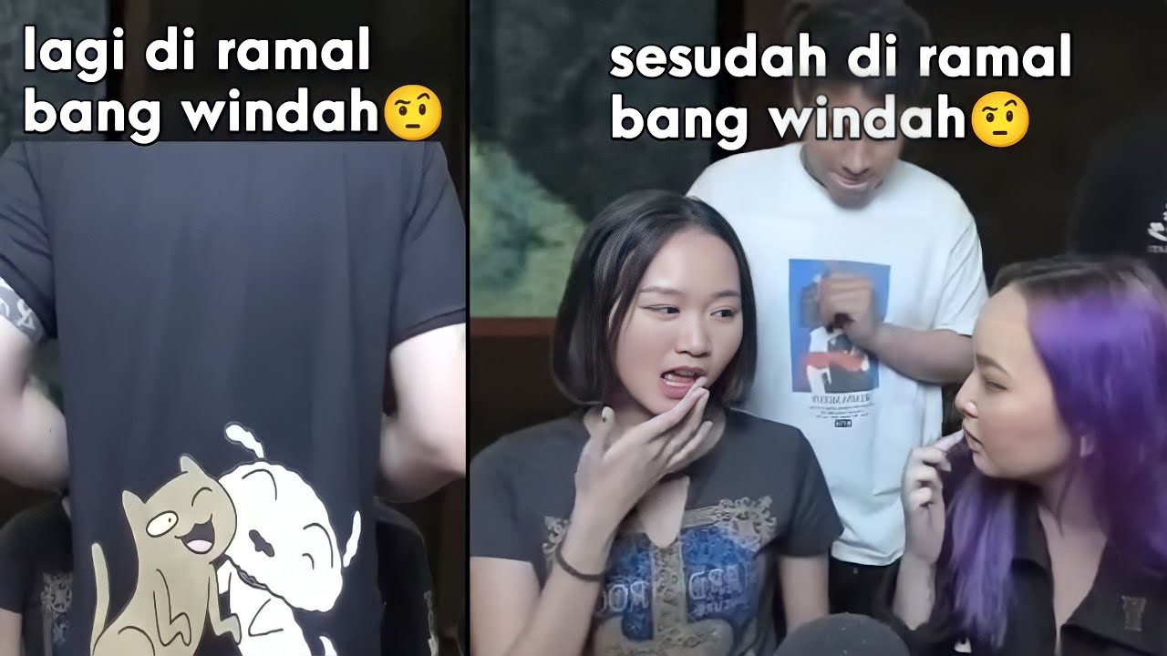 Aeterna dan ka Giska di ramal bang windah 🤨 Moment kocak Windah Basudara