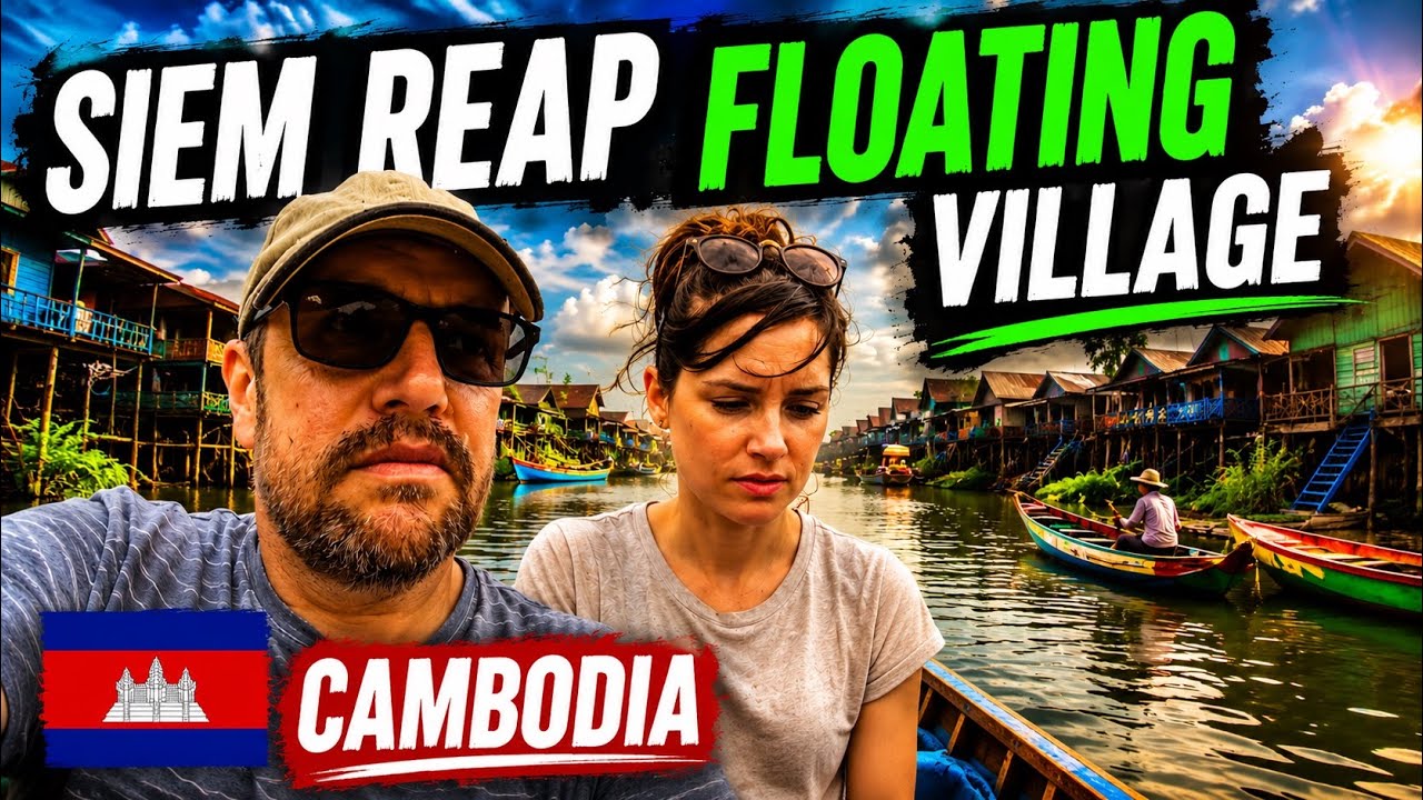 Boat Ride on a Floating Village, Siem Reap, CAMBODIA