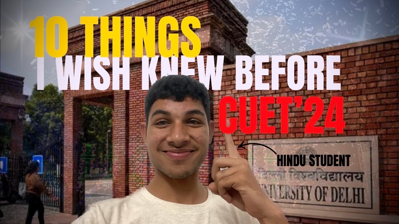 10 THINGS I WISH I KNEW BEFORE CUET&rsquo;24😭| Must Watch ‼️