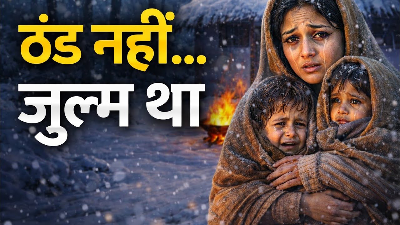 ठंड से ज़्यादा खतरनाक थी इंसानों की बेरहमी 😭 | Heart Touching Hindi Moral Story