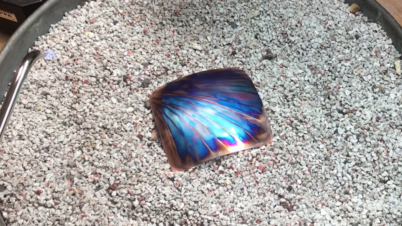 Flame Painting Copper Process