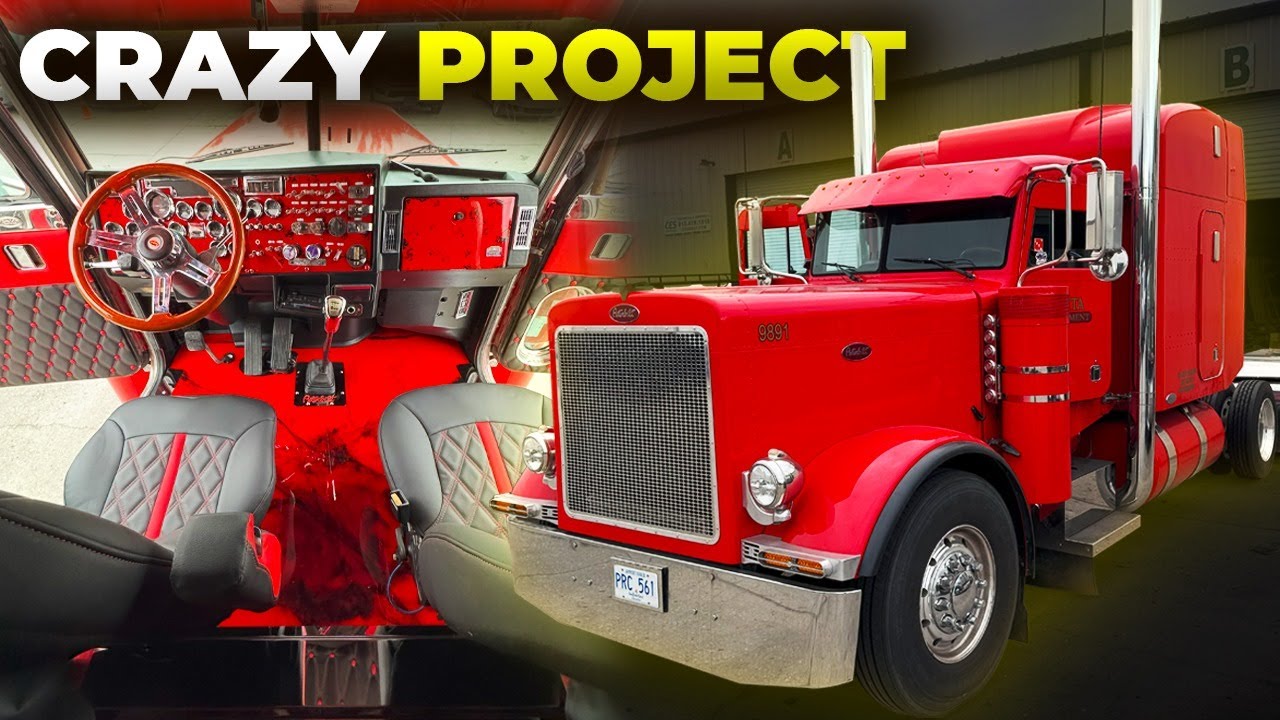 Transforming a Factory-Stock 1994 Peterbilt 379 | $7,500 Custom Interior & Marble Floors!