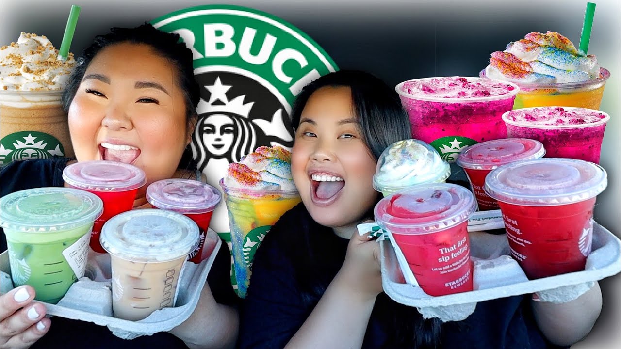 TRYING MY SUBSCRIBER'S FAVORITE STARBUCKS DRINKS (GROSS)
