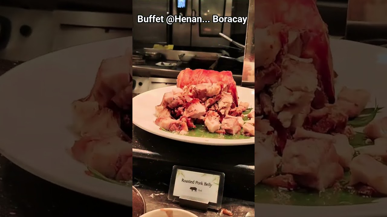 Delicious Buffet dinner Henann Boracay 