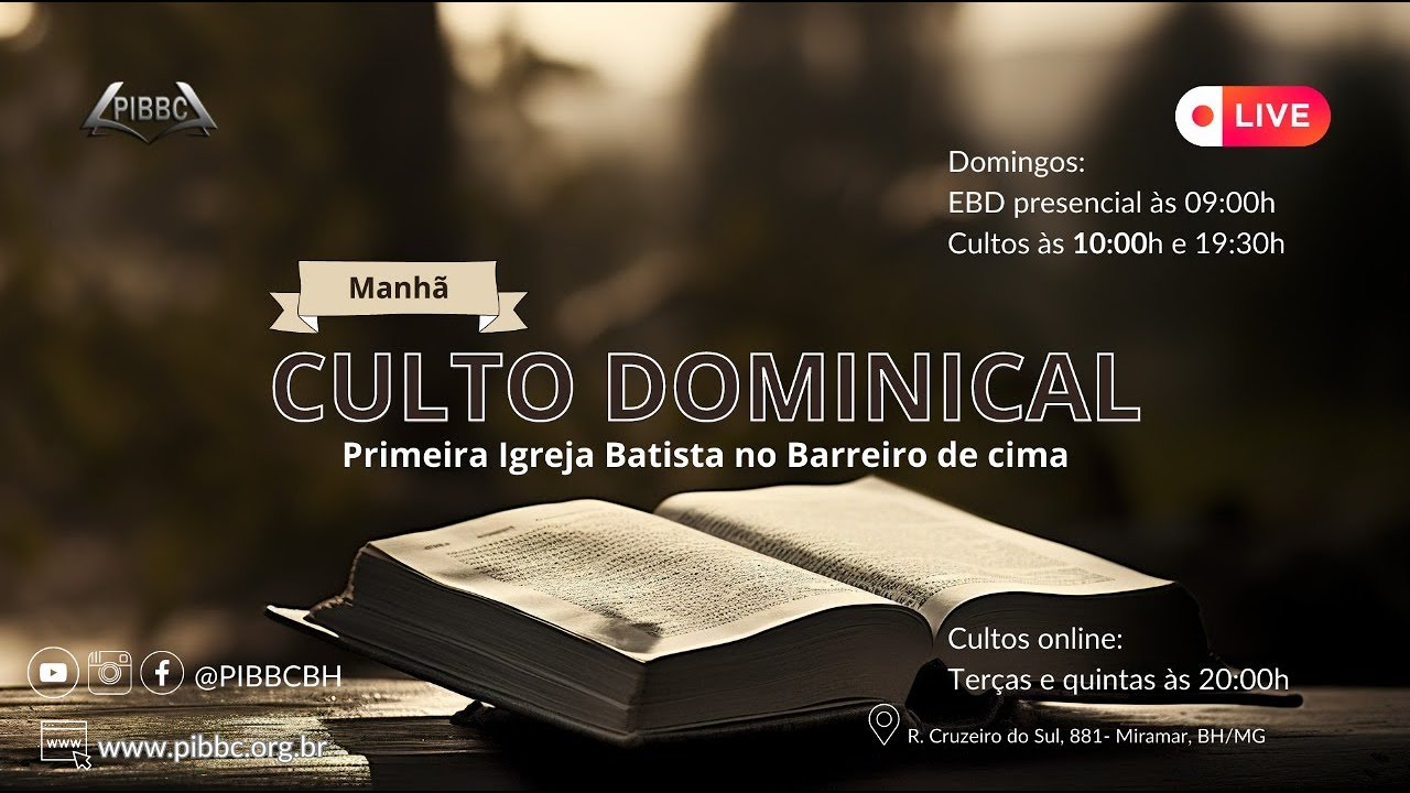 Culto Dominical - Jó 40