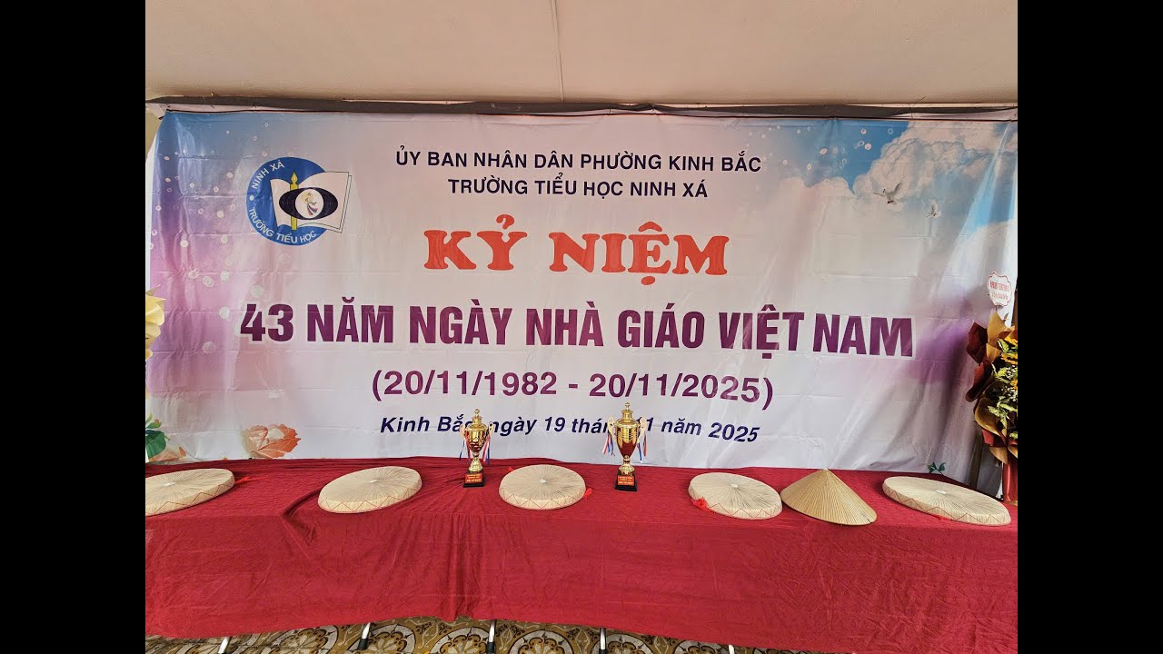 TRƯỜNG TIỂU HỌC NINH XÁ, PHƯỜNG KINH BẮC TỔ CHỨC LỄ KỶ NIỆM NGÀY NHÀ GIÁO VIỆT NAM 20/11/2025