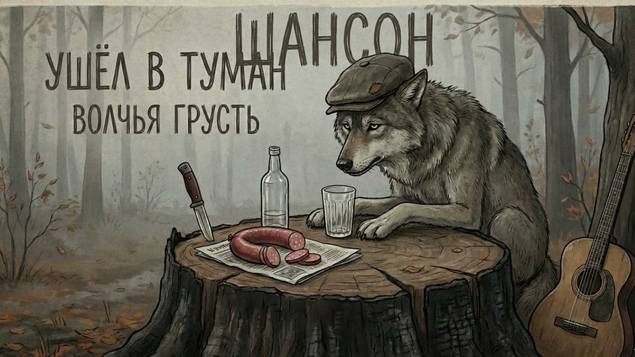 ВОЛЧЬЯ ГРУСТЬ. Исповедь , Шансон  Песня про Волка-одиночку.