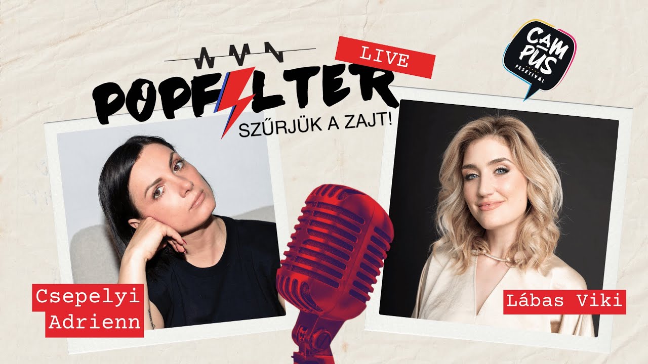 Lábas Viki a Popfilter Live-ban