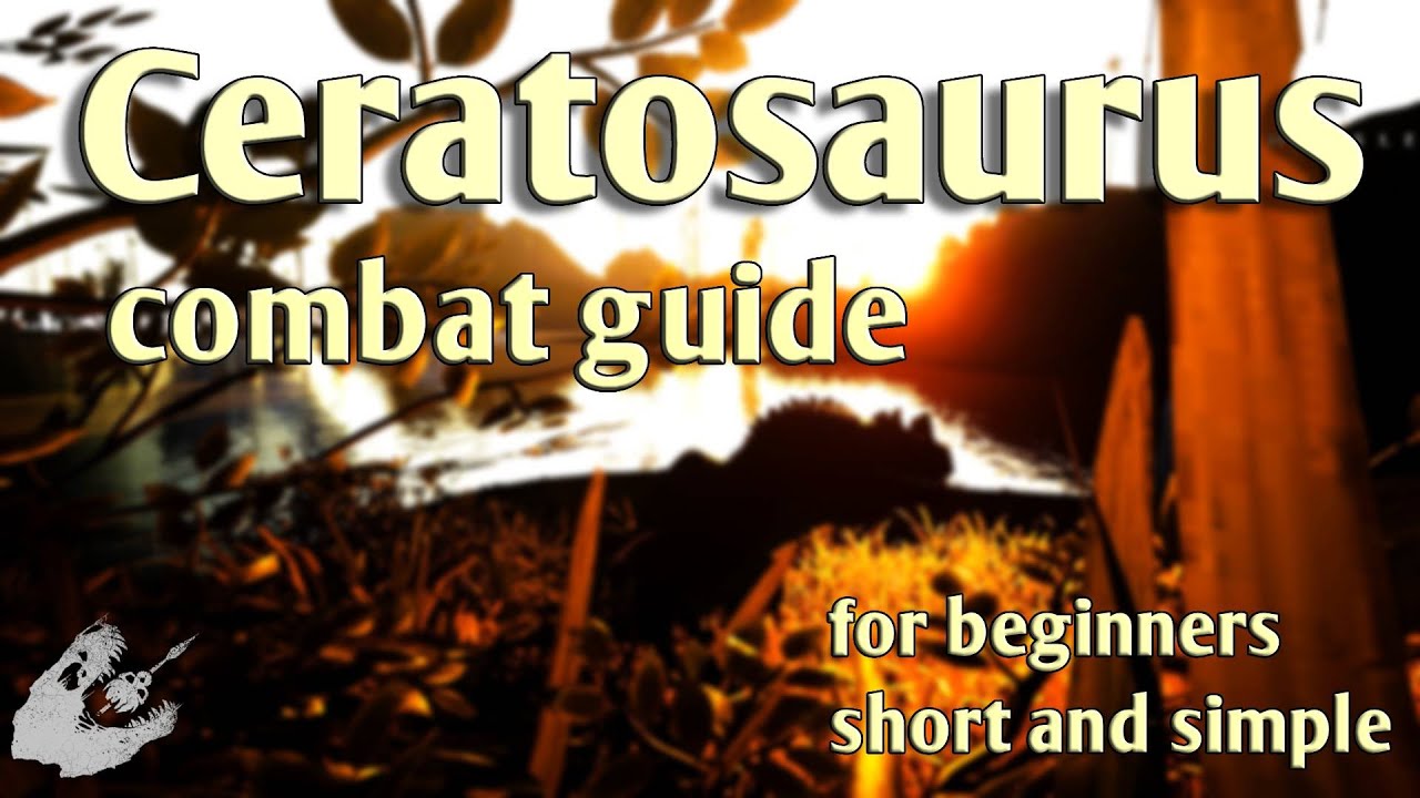 The Isle Evrima | How to fight Croc and Stego | Ceratosaurus Combat Guide