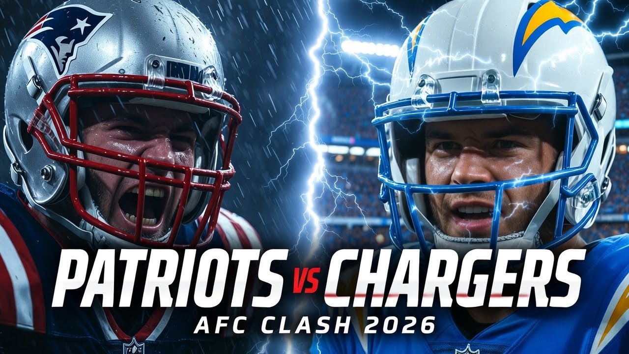 Patriots vs Chargers 2026 🔥 AFC Clash You Can’t Miss! #patriots